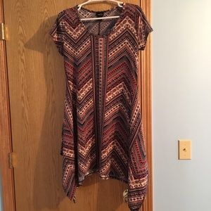 Chevron Midi Dress